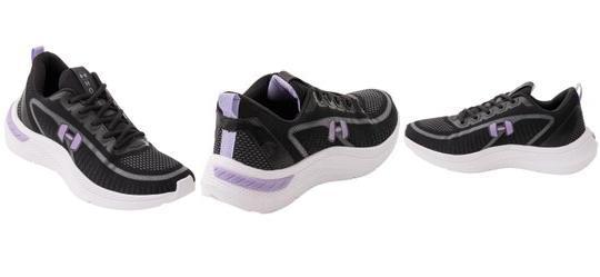 T�nis Esporte Preto em Tecido