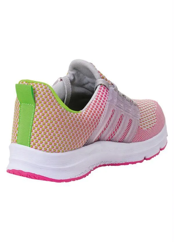 Perfecta - Tênis Esporte Rosa em Sintético e Tecido 4