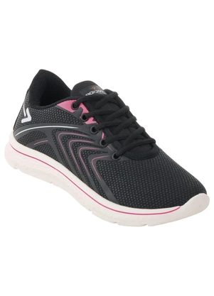 Perfecta - Tênis Esportivo Preto em Tecido - PERFECTA