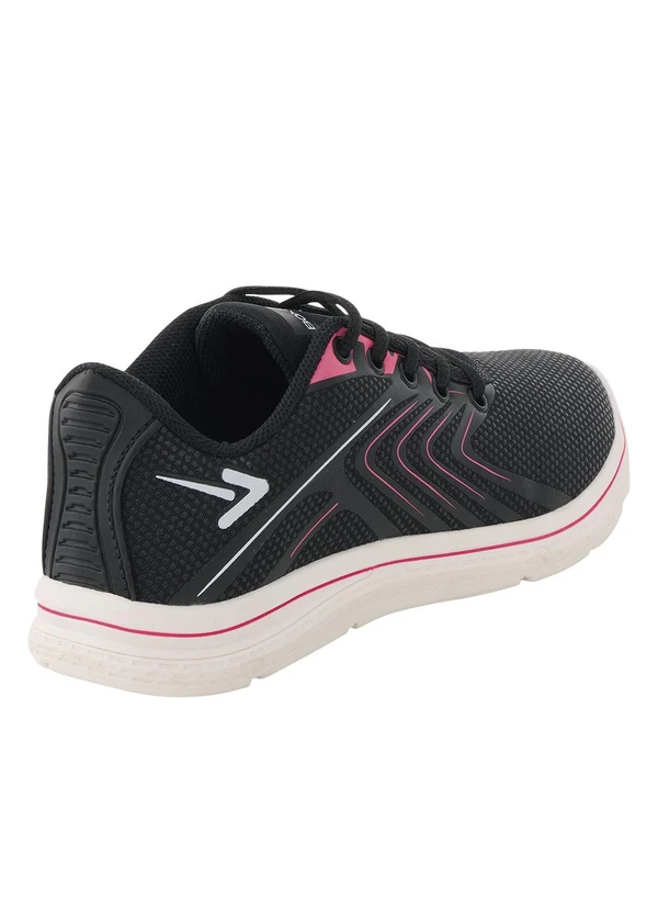 Perfecta - Tênis Esportivo Preto em Tecido 3