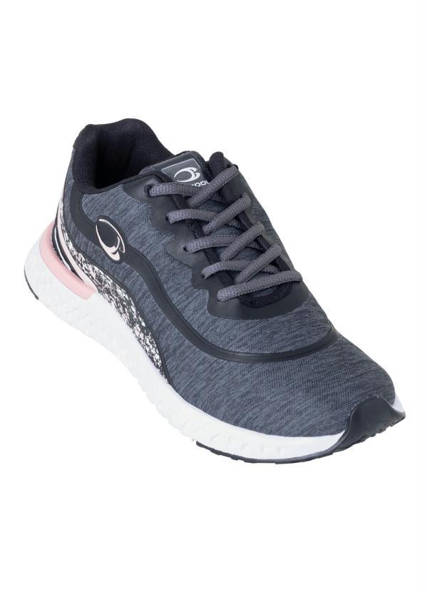 Outlet - Tênis Grafite em Tecido Estampado 1