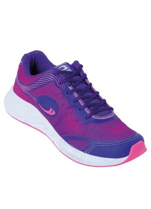 Perfecta - Tênis Roxo em Tecido Estampado - PERFECTA