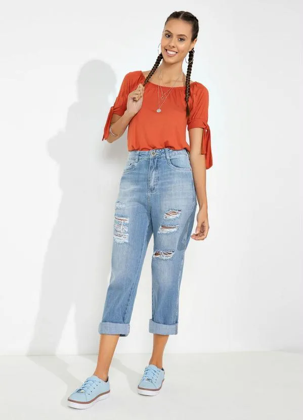 Perfecta - Tênis Azul em Sintético 4