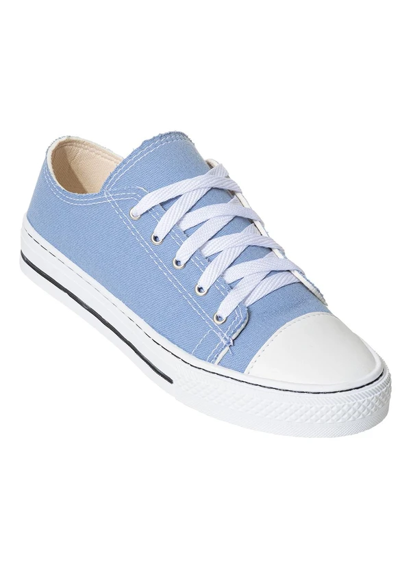 Perfecta - Tênis Azul em Tecido 3