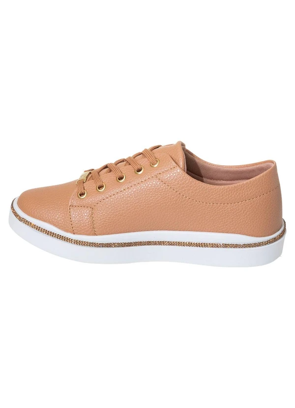 Perfecta - Tênis Bege em Sintético 3