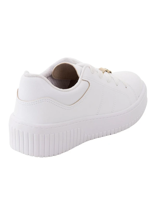 Beira Rio - Tenis Beira Rio Branca em Sintético 2