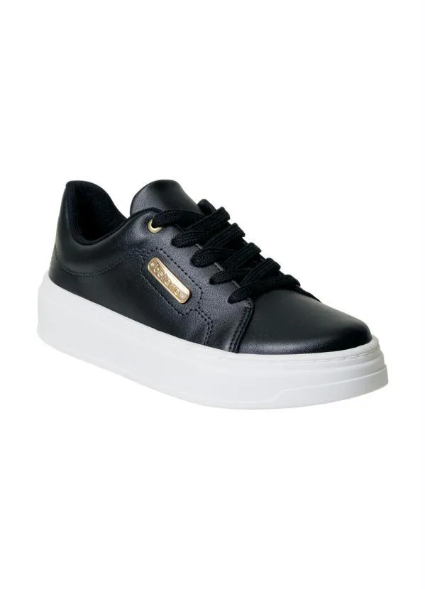 Beira Rio - Tênis Beira Rio Preto em Sintético