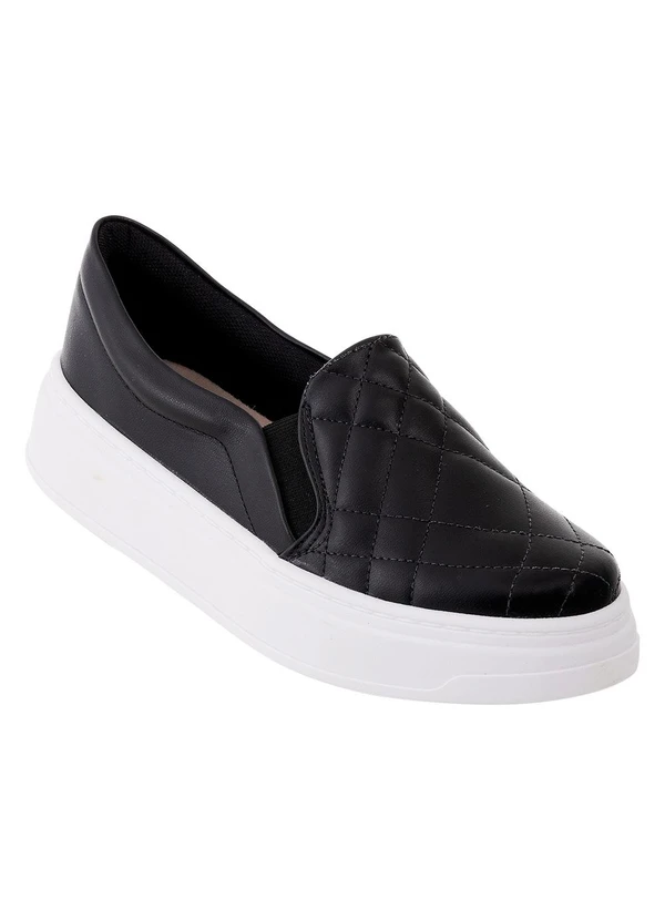 Beira Rio - Tênis Beira Rio Preto em Sintético