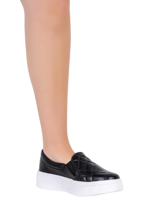 Beira Rio - Tênis Beira Rio Preto em Sintético 4