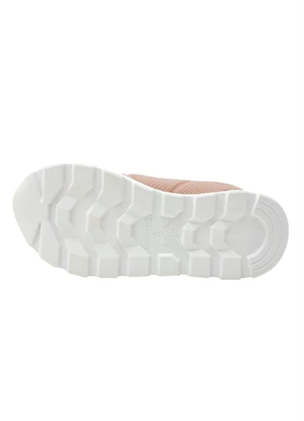 Beira Rio - Tênis Beira Rio Rosa em Tecido Toscana 4