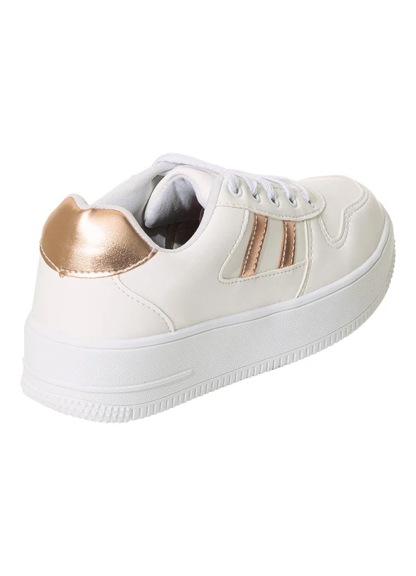 Perfecta - Tênis Branco em Sintético 2