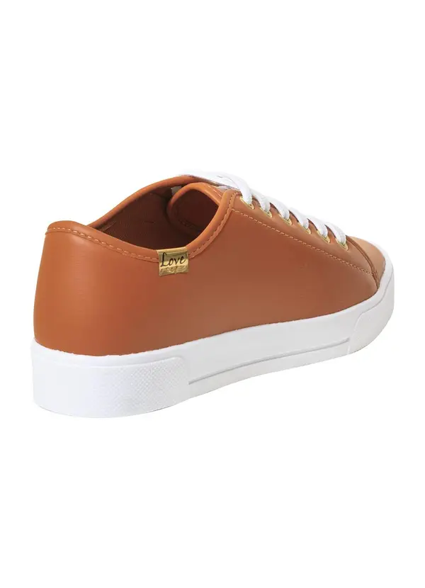 Perfecta - Tênis Caramelo em Sintético 4