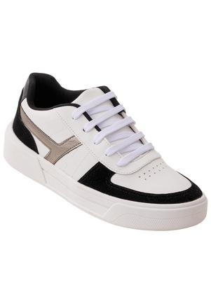 T�nis Casual (Branco) em Sint�tico