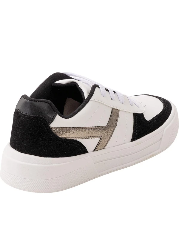 Perfecta - Tênis Casual Branco em Sintético 2