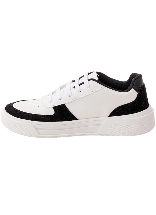 Perfecta - Tênis Casual Branco em Sintético 3