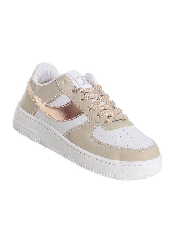 Perfecta - Tênis Casual Cinza com Detalhe no Cadarço