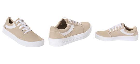 Tnis Casual Nude em Tecido