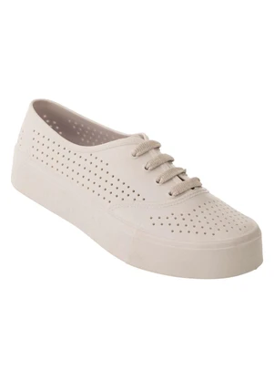 Perfecta - Tênis Casual Off White com Perfuros - PERFECTA