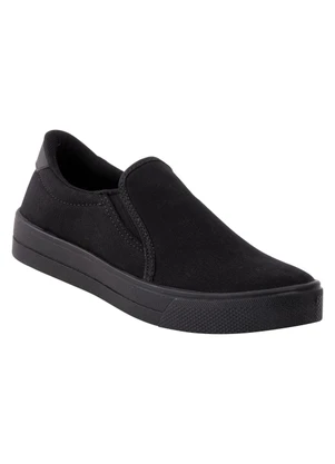 Perfecta - Tênis Casual Preto com Detalhe de Elástico - PERFECTA