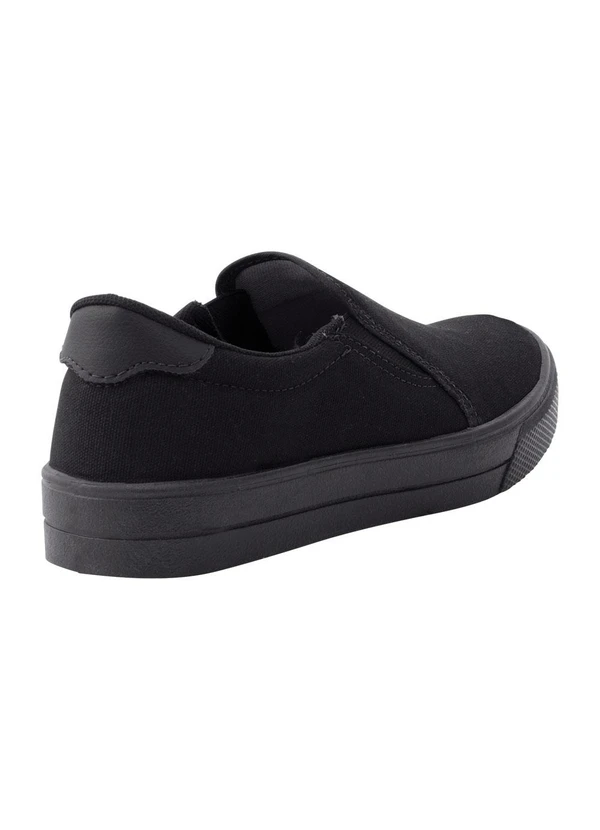 Perfecta - Tênis Casual Preto com Detalhe de Elástico 2