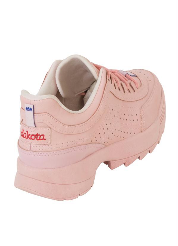 Dakota - Tênis Dakota Rosa Solado Tratorado 2