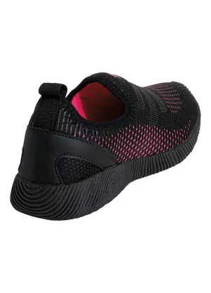 Perfecta - Tênis Esporte Preto em Tecido Modelo Calce Fácil - PERFECTA