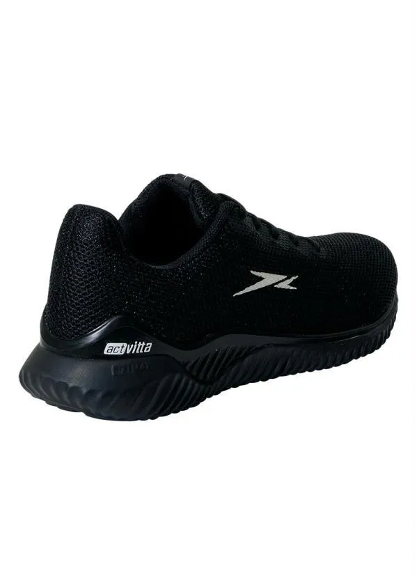 Actvitta - Tênis Feminino Actvitta Preto em Tecido 2