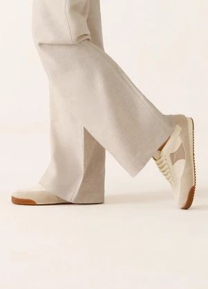 Principessa - Tênis Feminino Níquel Aveia Cleo - PRINCIPESSA