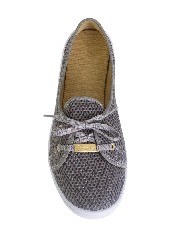 Perfecta - Tênis Grafite em Tecido Mesh 4