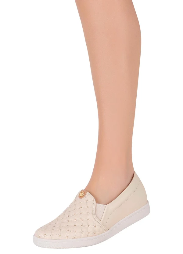 Modare - Tenis Modare Creme em Sintético 5