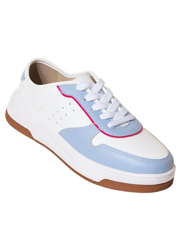 Moleca - Tênis Moleca Azul em Sintético