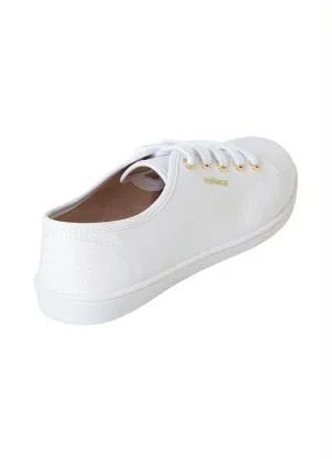 Tênis Moleca (Branco) com Detalhe Dourado - MOLECA