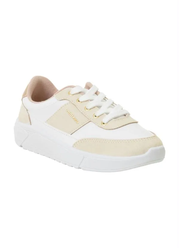 Moleca - Tênis Moleca Branco em Sintético