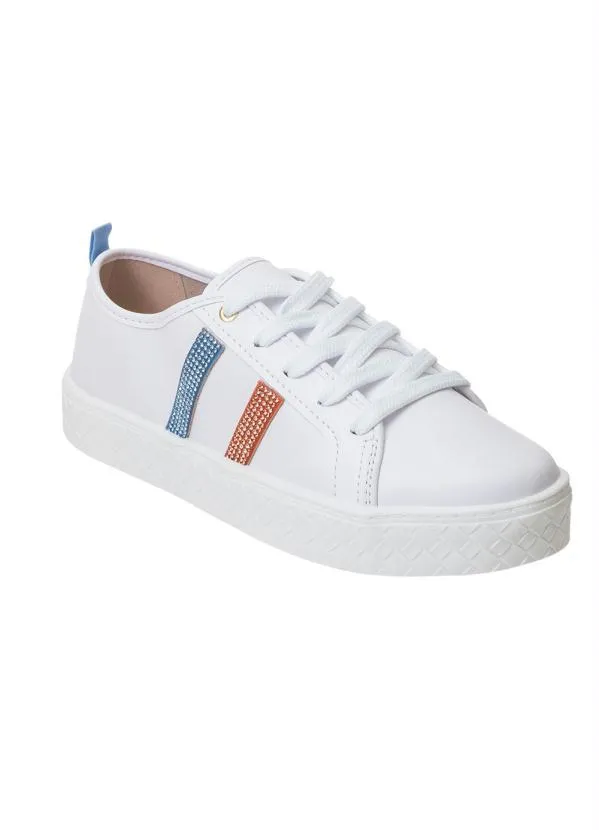 Moleca - Tênis Moleca Branco em Sintético