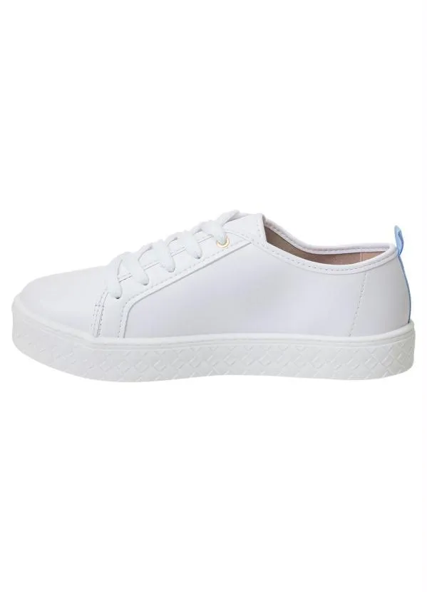 Moleca - Tênis Moleca Branco em Sintético 3