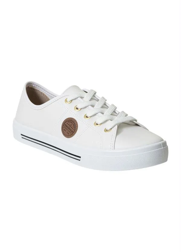 Moleca - Tênis Moleca Branco em Sintético