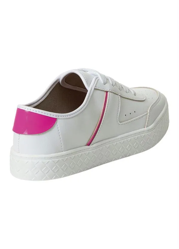 Moleca - Tênis Moleca Branco em Sintético 2