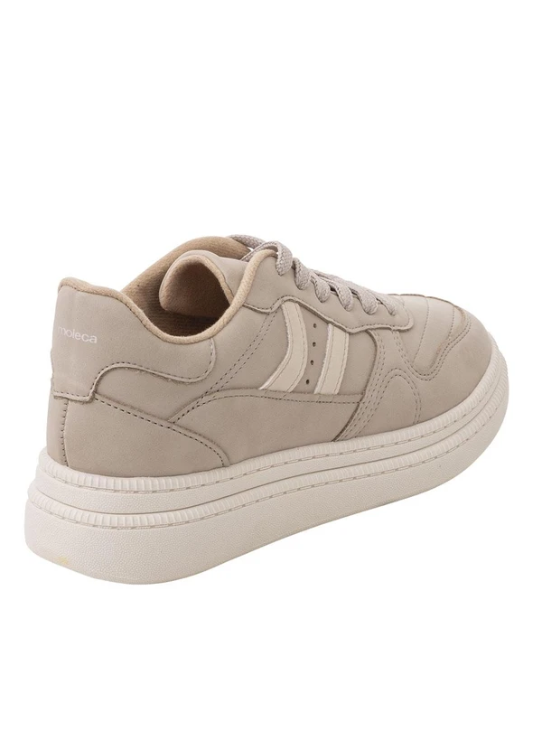 Moleca - Tênis Moleca Cinza em Nobuck 3