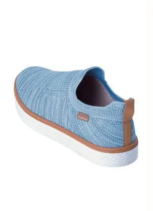 Tênis Moleca (Jeans) em Tecido com Elástico - MOLECA