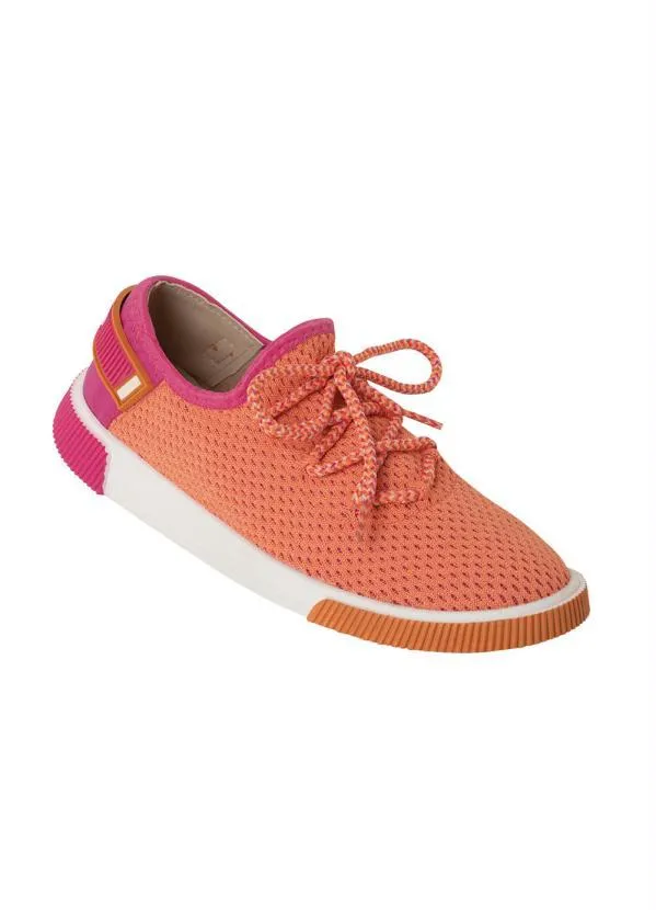 Moleca - Tênis Moleca Laranja em Tecido