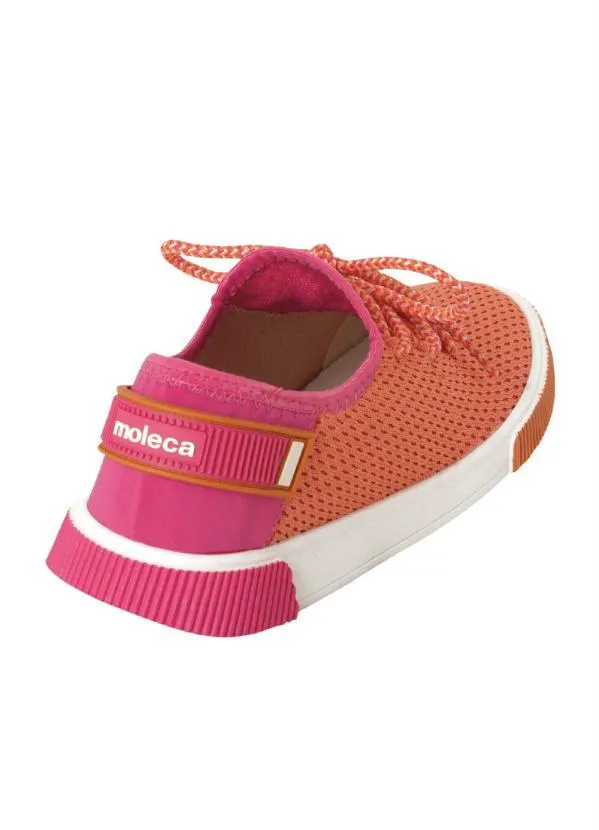 Moleca - Tênis Moleca Laranja em Tecido 2