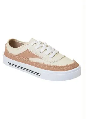 Tênis Moleca (Nude) em Tecido - MOLECA