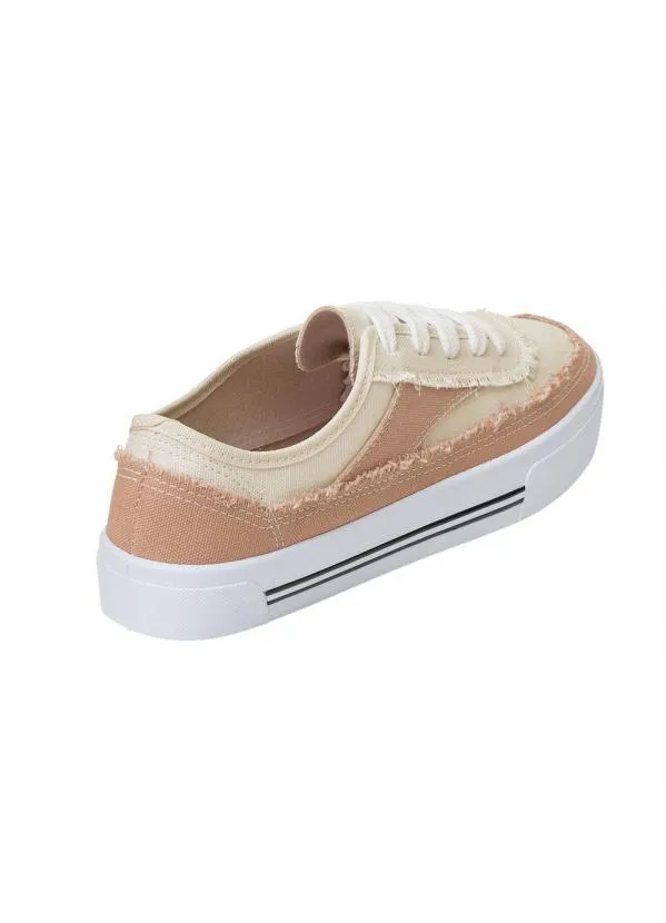 Moleca - Tênis Moleca Nude em Tecido 2