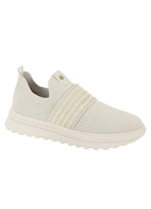 Tênis Moleca (Off White) com Elástico - MOLECA