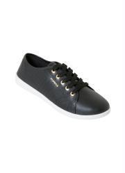 Tnis Moleca Preta com Detalhe Dourado