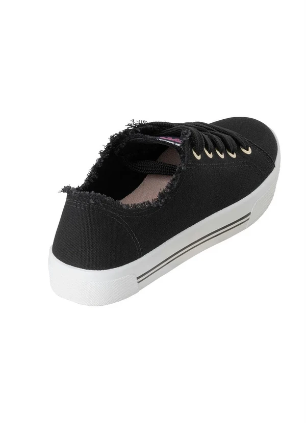 Moleca - Tênis Moleca Preto em Tecido 2