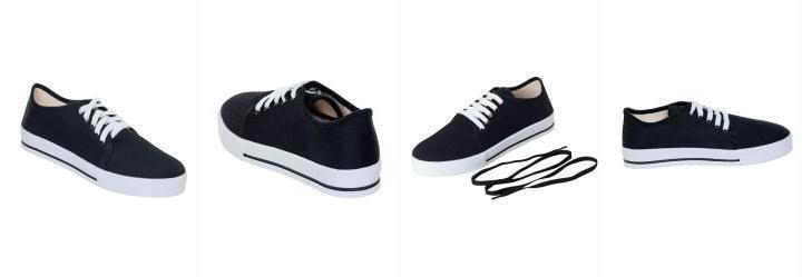 T�nis Preto com Cadar�o Extra