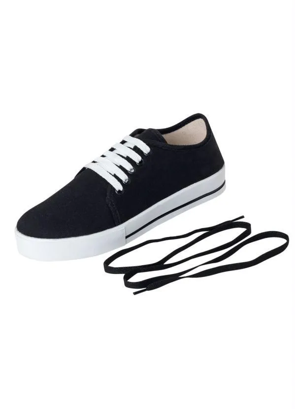 Perfecta - Tênis Preto com Cadarço Extra 3