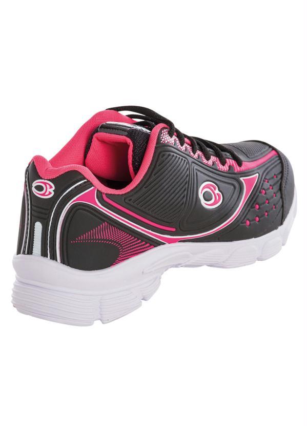 Perfecta - Tênis Preto e Rosa 2