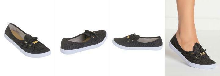 Tnis Preto em Tecido Mesh